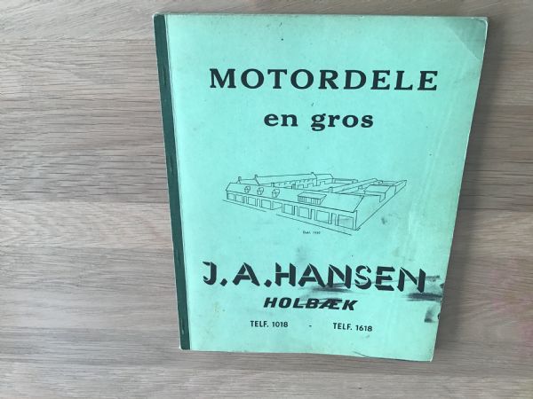 Katalog J A hansen 
